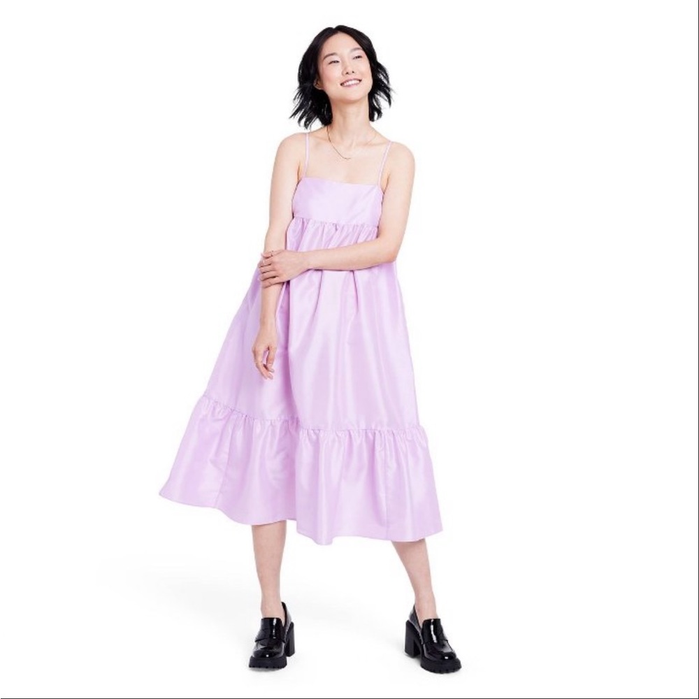 Women's Textured Empire Waist Midi Dress
- Kika Vargas x Target Lavender